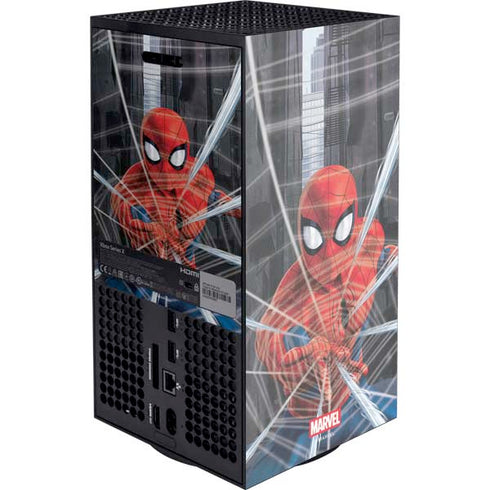 Marvel Spiderman Web Throw XBox Series X Digital Edition Console Skin